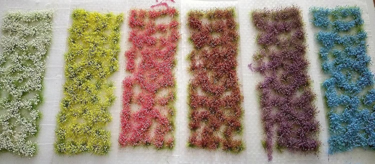 060-05S Blossoms Tufts Violet Diorama Upgrade Accessories