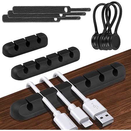 Amazon K Outdoor ケーブルドロップ コードフック コード収納 ケーブルクリップ マグネット吸付 粘着シート付 机 車内 Pc 配線止め オフィス 家庭用 ブラック 配線アクセサリー 文房具 オフィス用品