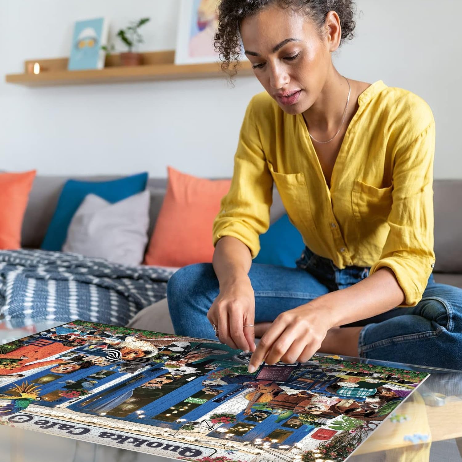 QUOKKA Jigsaw Puzzles for Adults 1000 − 3 Packs of Unique Animal Adult Puzzles − Enjoy Games for Adults - Colorful Designs for Women and Men