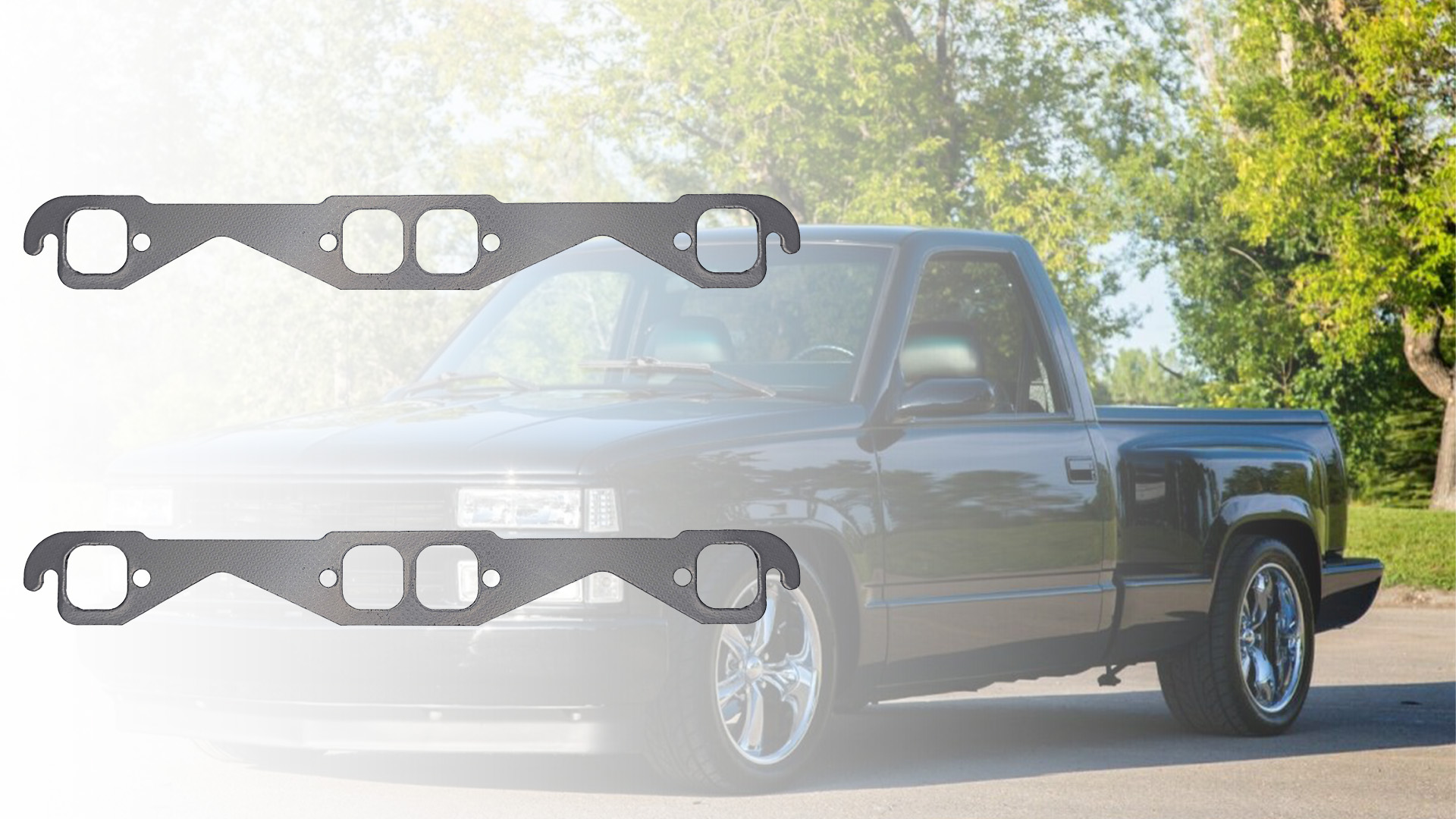 Image of MS 94054 Exhaust Manifold Gasket Set Fit for 1996-2000 Chevrolet Chevy C1500 C2500 GM 5.7L 5.0L