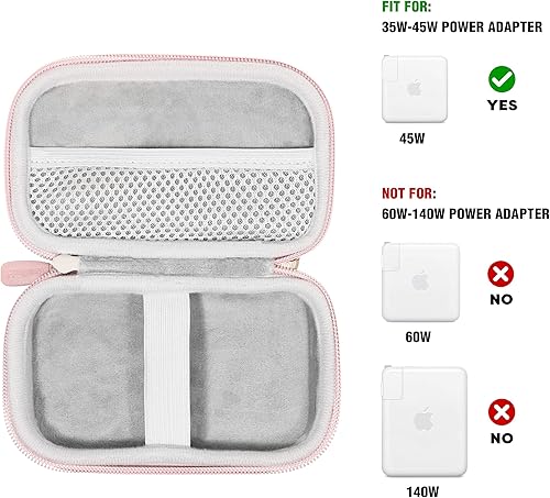 Miniatura 4 de CaseSack Práctico estuche para MacBook Air Pro Charger MagSafeMagSafe 2 adaptador de corriente, iPhone 1616 Pro1515 Pro1414 Pro MagSafe, Hub USB C,