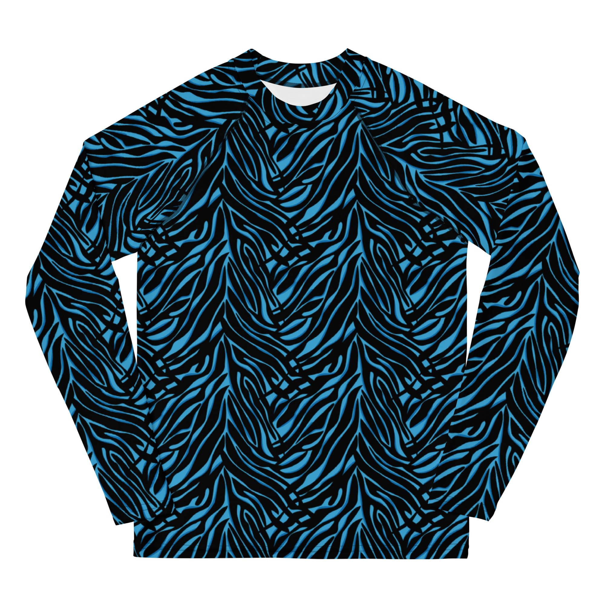 Rashguard Jugend Jungen, Langarm, Badeshirt, Schwimmshirt, Sonnenschutz, Badebekleidung, Schnelltrocknend, UPF 50+, Rash Top mit Print, Rash Guard Shirt, UV Shutz, Water Grass, 134-158 cm