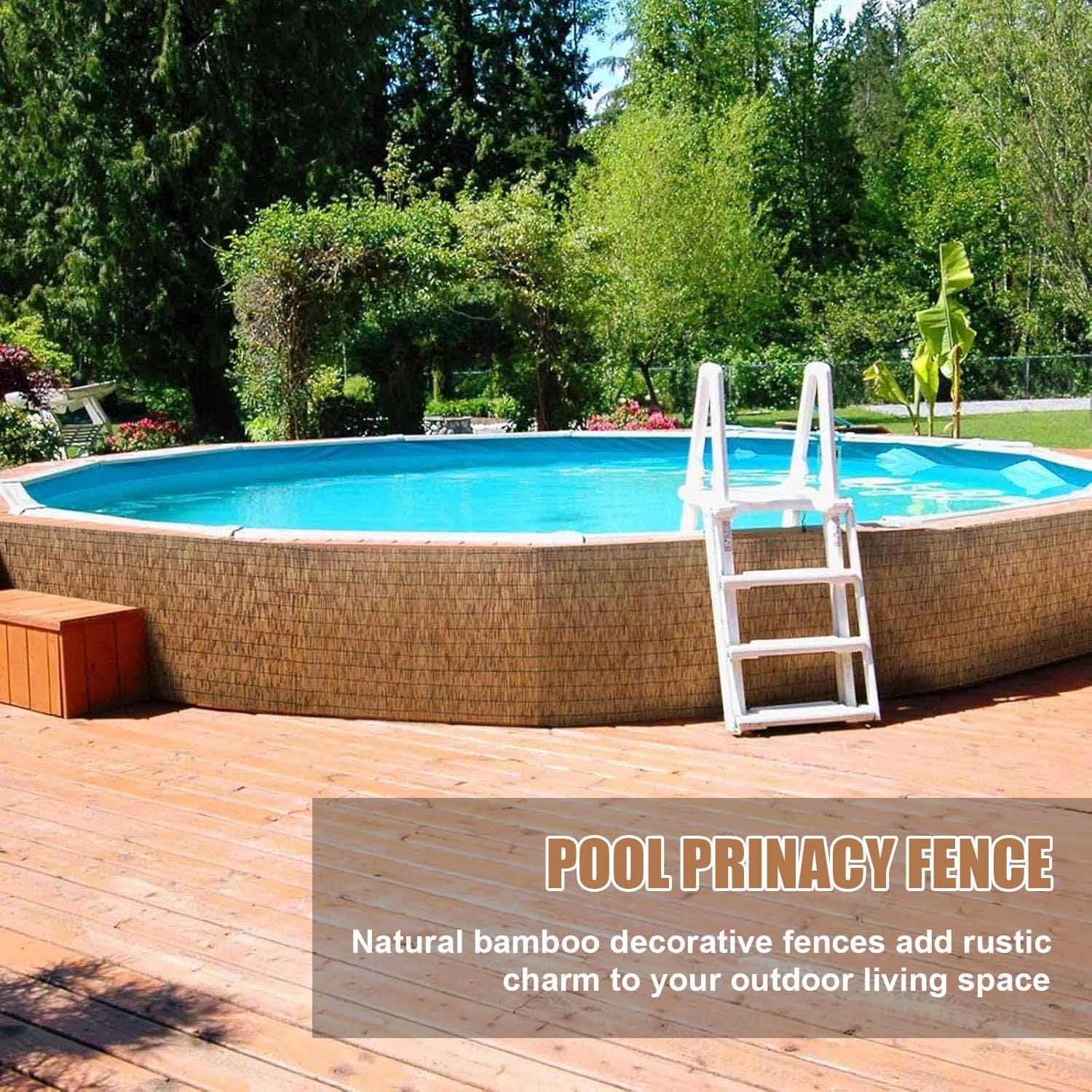 Générique Rouleaux De Clôtures En Roseau Naturel Canisse En