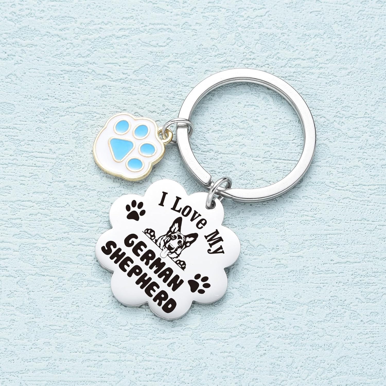 German Shepherd Keychain For Dog Owner Jewelry German Shepherd Mom Gifts For Son Jewelry - Image 3