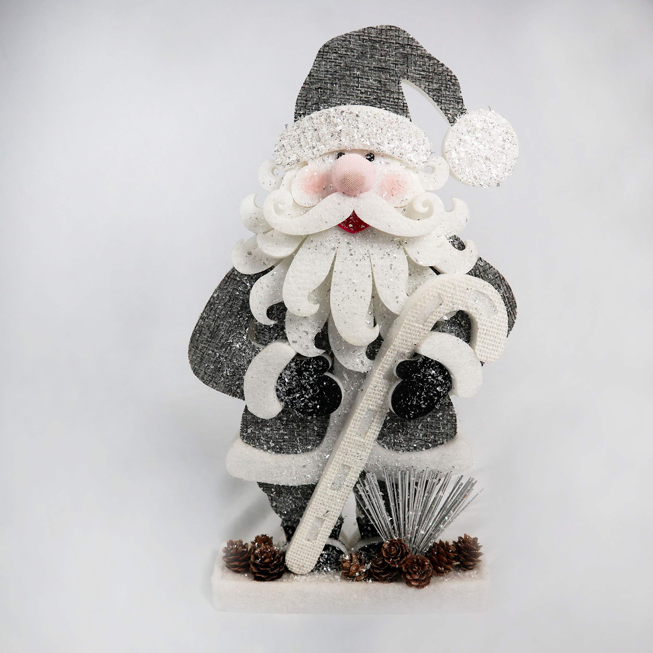 Shatchi Santa Glitter Foam Figurine Christmas Decoration 42cm