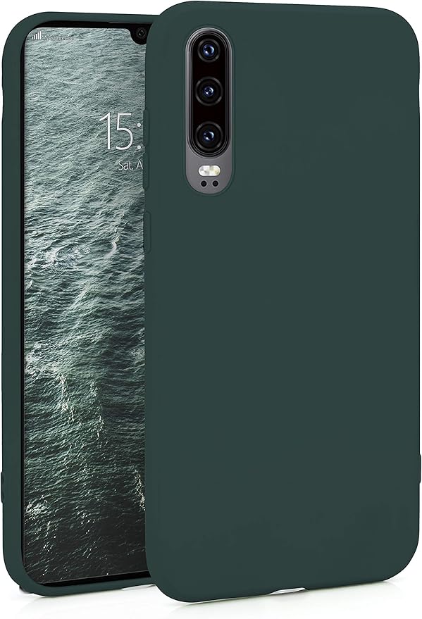 title=MyGadget Cover per Huawei P30- Custodia Protettiva in Silicone Morbido Matt –