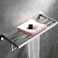 Vista 4 de Towel Racks for Bathroom, Towel Rack Wall Mounted with Tower Bars, Stainless Steel Bathroom Shelf, Hand Towel Holder for Bathroom Wall, Bathroom