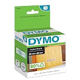 DYMO Authentic LW Clear Mailing Address Labels, DYMO Labels for LabelWriter Label Printers, 1-1/8" x 3-1/2", 1 Roll of 130 – view 1