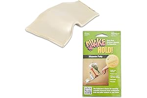 Museum Putty Clear | Quakehold! 88111 Museum Putty Neutral 2.64 Oz.