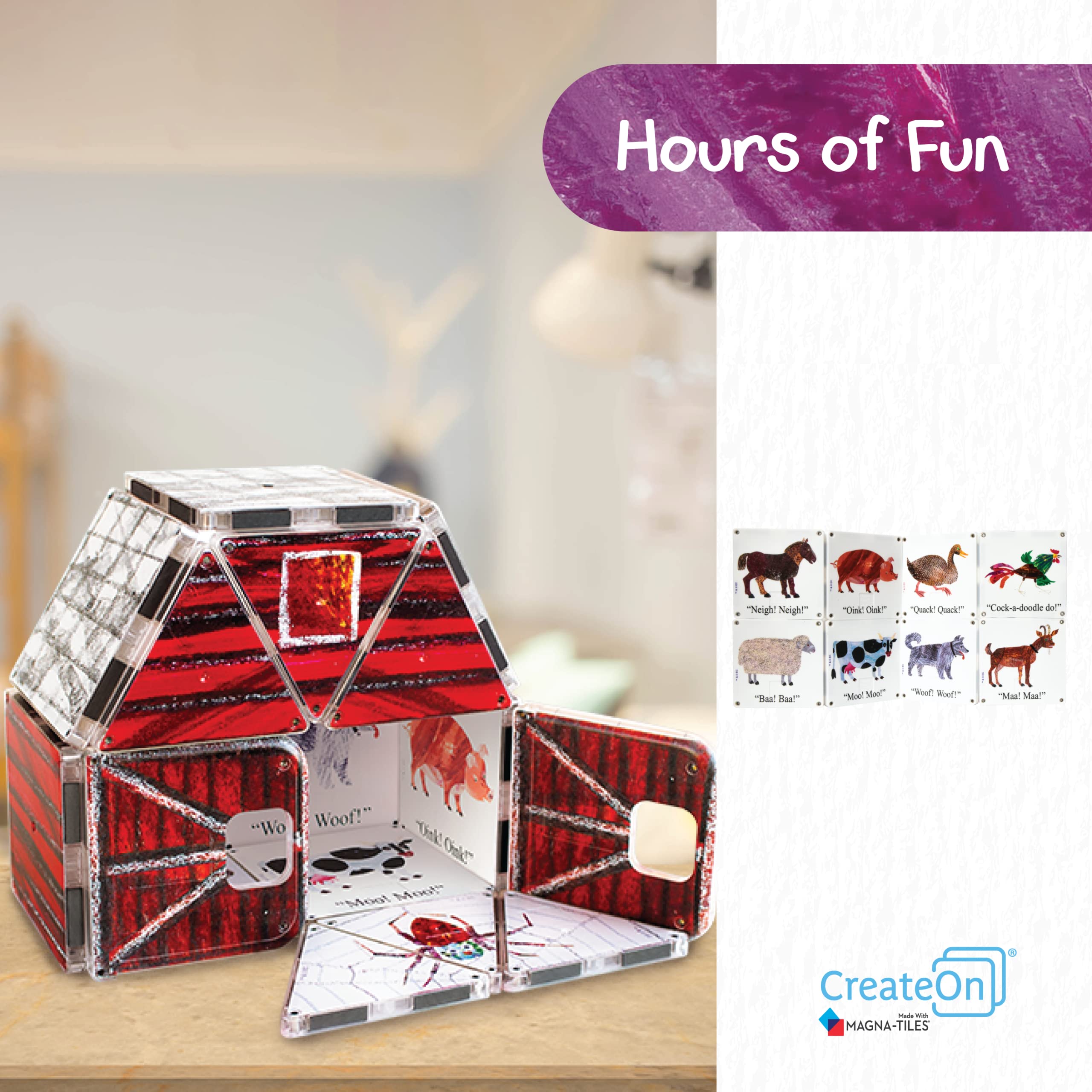 Snapklik.com : CreateOn Magna-Tiles The Very Busy Spider” Eric Carle