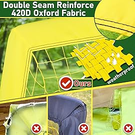 Happy Jump Soccer Goal Pop Up Foldable Soccer Net for Backyard 7\'x5\', 2 Set