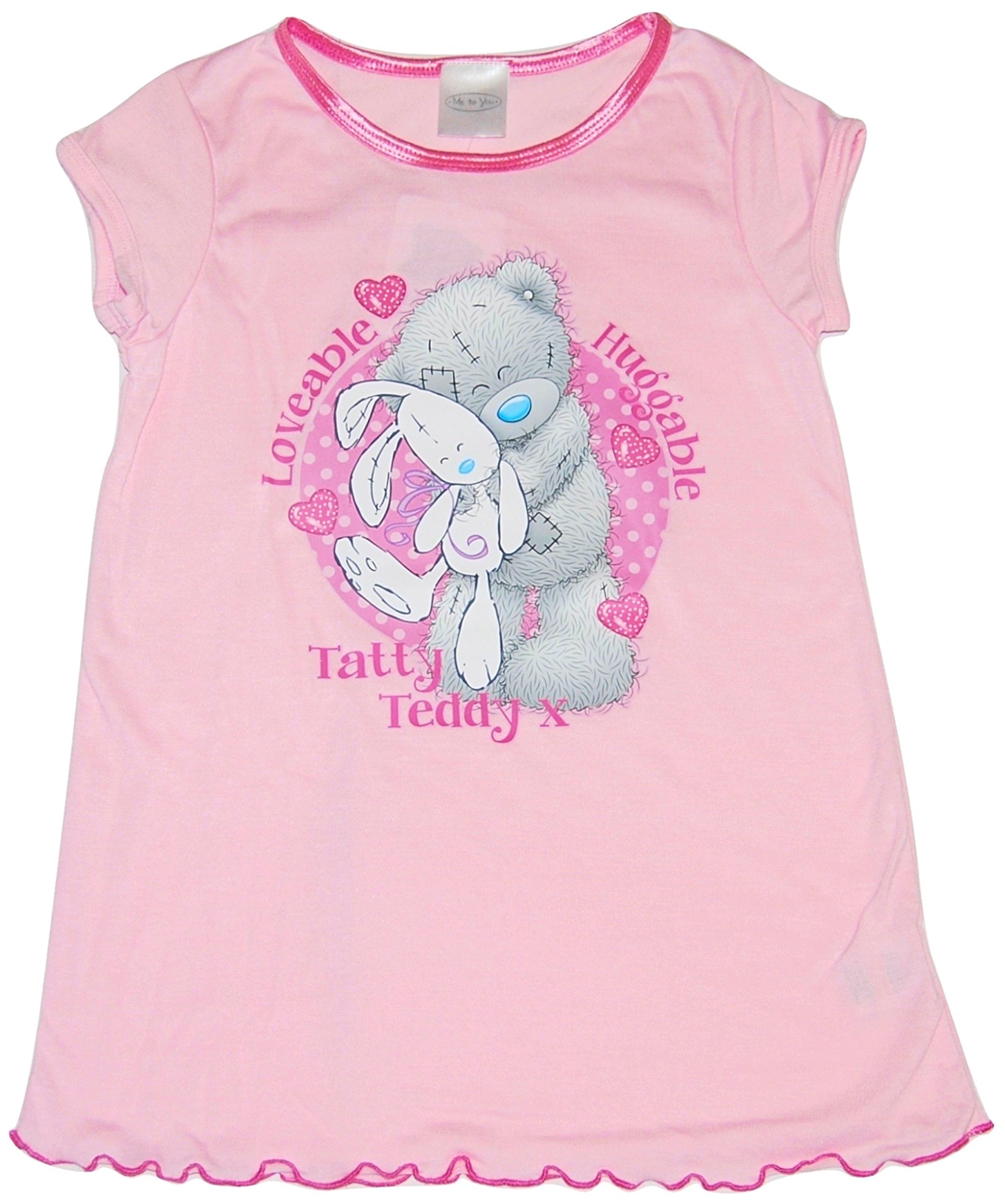 Me to You Tatty Teddy Girls Nightdress Nightie Pink 2 To 8 Years