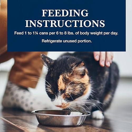 Miniatura 9 de Blue Buffalo Natural Veterinary Diet HF hidrolizado para intolerancia alimentaria Alimento húmedo para gatos, latas de salmón de 5.5 onzas (paquete