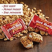 Vista 4 de Pearson 's Bite-Size Rollo de nueces saladas con sabor a caramelo, bolsa de 23 onzas, a granel, envuelto individualmente