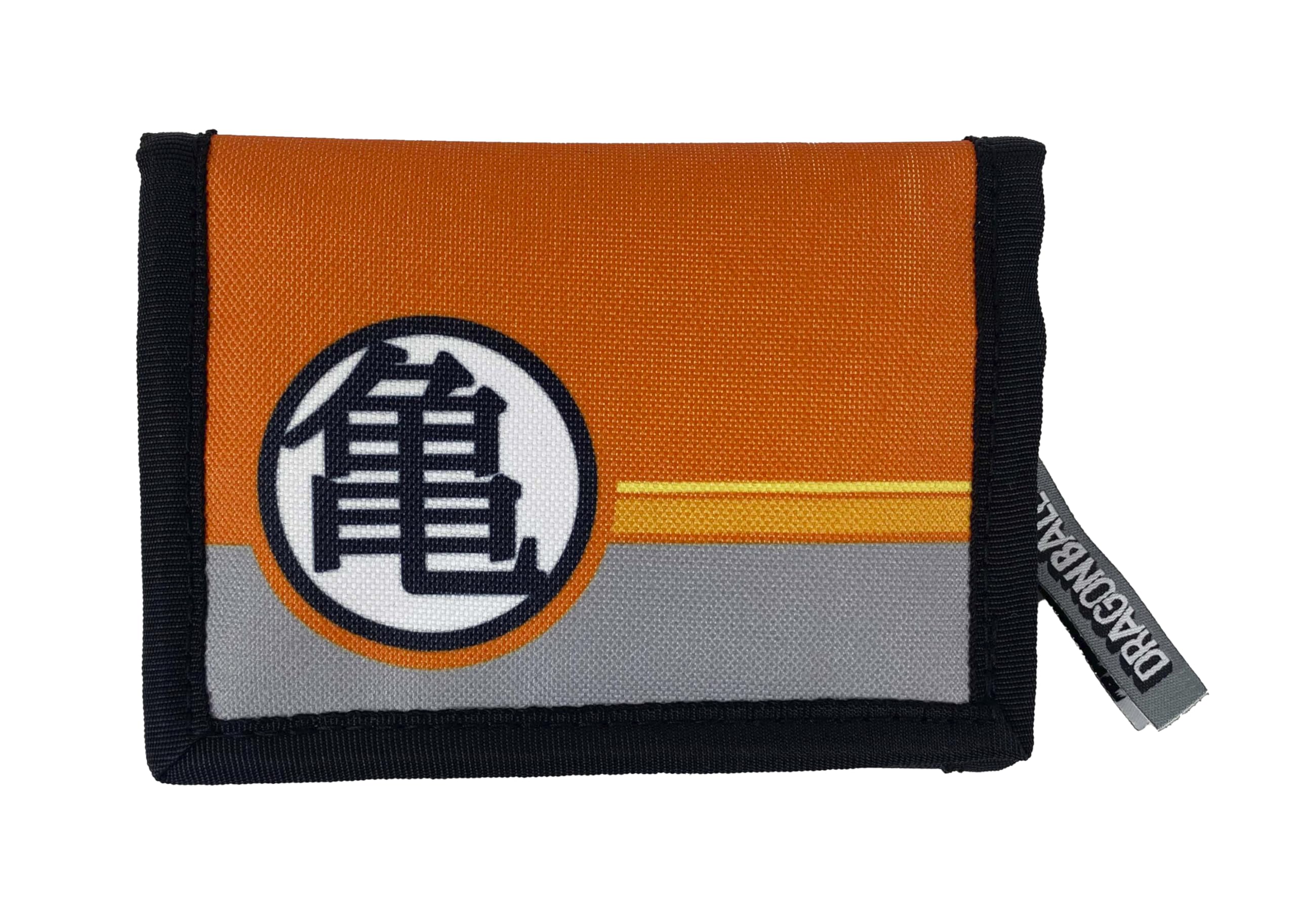 CyP Brands-Dragon Ball Portefeuille, Portefeuille, Portefeuille pour Enfant avec Velcro, Couleur Orange, Produit Officiel