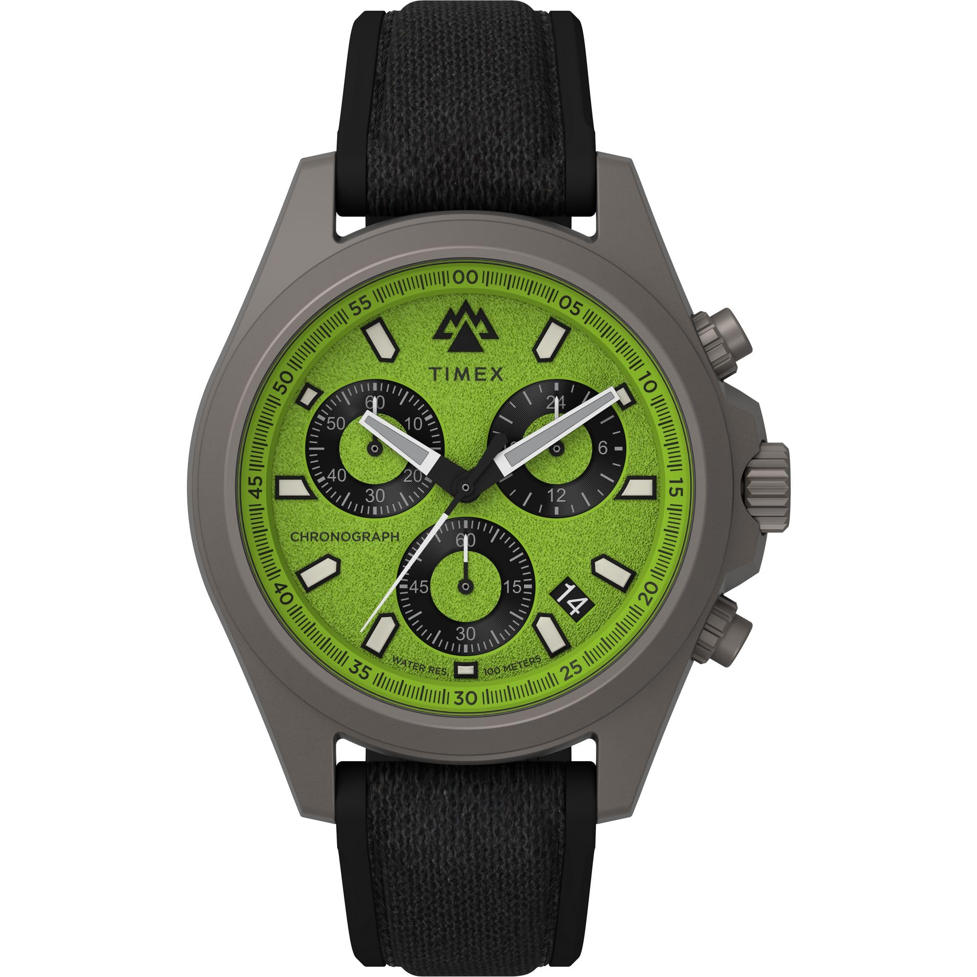 TIMEX Men Silicone Green Analog Dial Watch- Tw2V96400X6, Band Color-Black (B0CQVP2BG8) Amazon Price History, Amazon Price Tracker