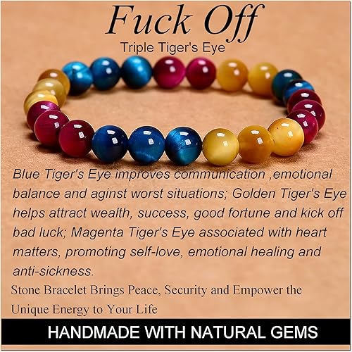 Vista 349 de MASSIVE BEADS Pulsera elástica de yoga hecha a mano con piedra natural, cristal curativo, energía, regalos para adultos unisex de 0.157 in, 0.236
