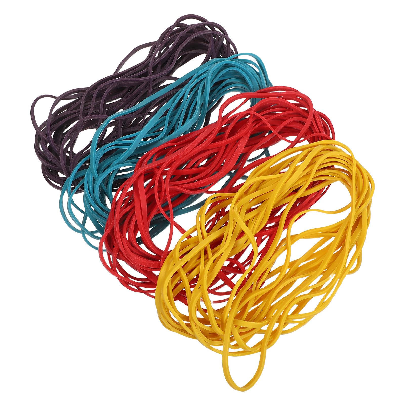 ibasenice Bandas Elásticas de Goma Multicolores para Atar y Organizar Alta Durabilidad 2560 Suministros de Oficina y Documentos en Escuela o Camping