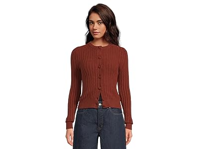 Madewell Long Sleeve Cozy Cotton Ribbed Cardigan Women