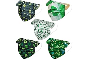 50 Pcs New Years Eve Disposable Face Masks for Adults