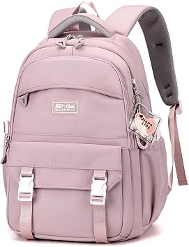 JANSBEN School Backpack for Girls & Boys Waterproof School Bag Multi-Compartment Rucksack for School & Travel