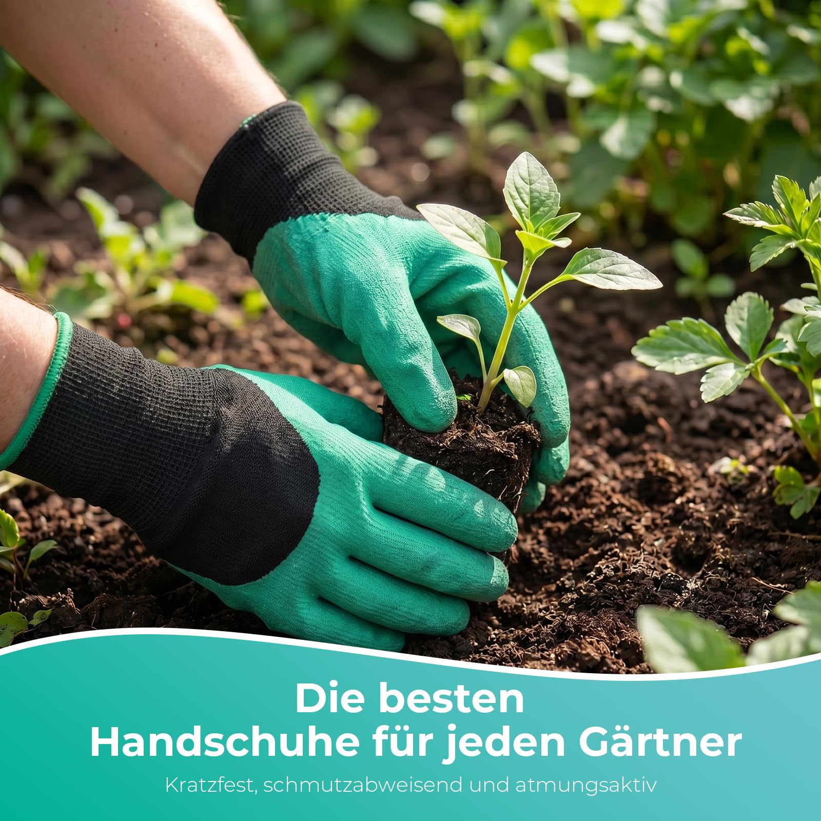 9-teiliges Gartengeräte-Set, Garten-Handwerkzeuge aus Aluminiumlegierung Starter-Kit mit Gartentasche, Robustes Outdoor-Werkzeug-Set mit ergonomischem Griff, Garten-Geschenke (Blumenmuster)