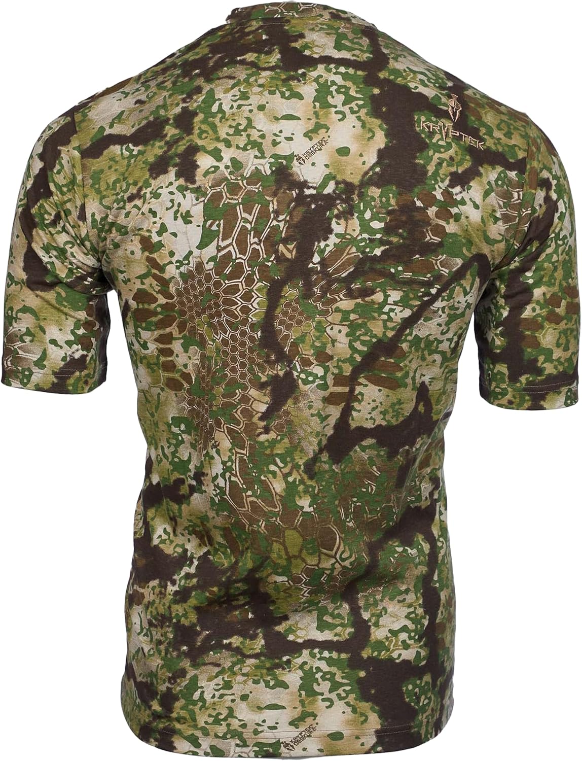 Kryptek Stalker Short Sleeve Men's Shirt - Premium Twill Cotton, 3D Camo, Ideal for Hunting, Fishing, Hiking, Relaxed Fit - Image 4
