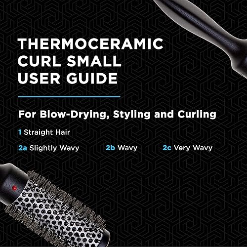 Miniatura 6 de Denman rizos termocerámicos para un secado más rápido, voluminización y movimiento, D74