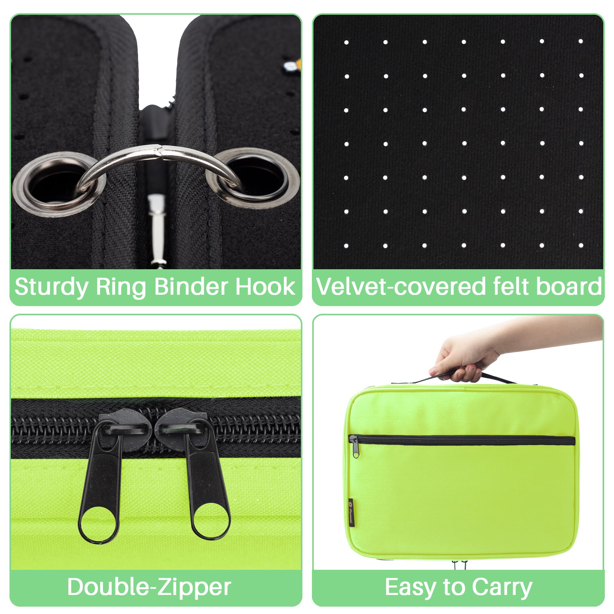Pin Collection Storage Snapklik.com : Enamel Pin Display Pages Pin Carrying Case, Pins ...