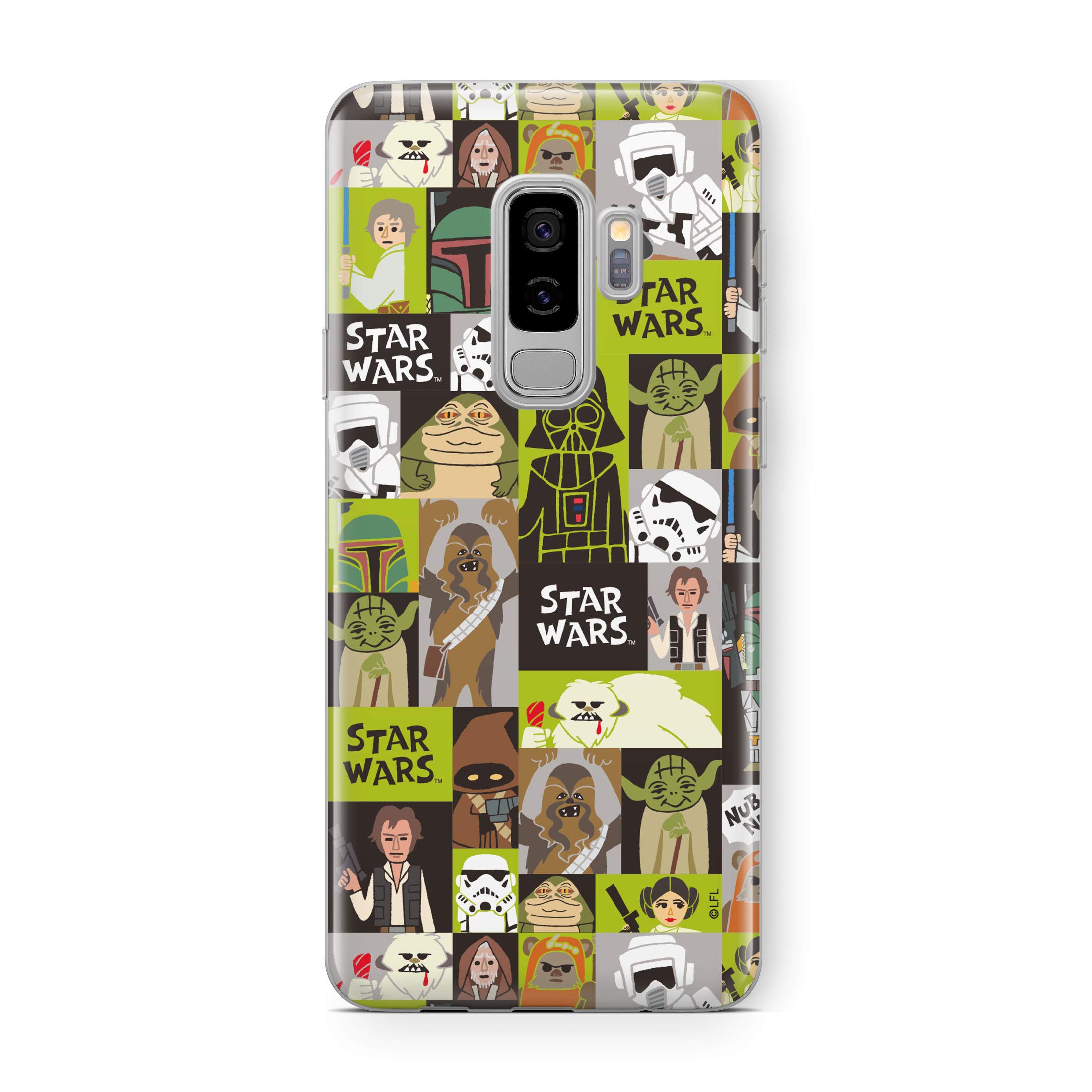 ERT GROUP mobile phone case for Samsung S9 PLUS original and officially Licensed Star Wars pattern 033 optimally adapted to the shape of the mobile phone, case made of TPU