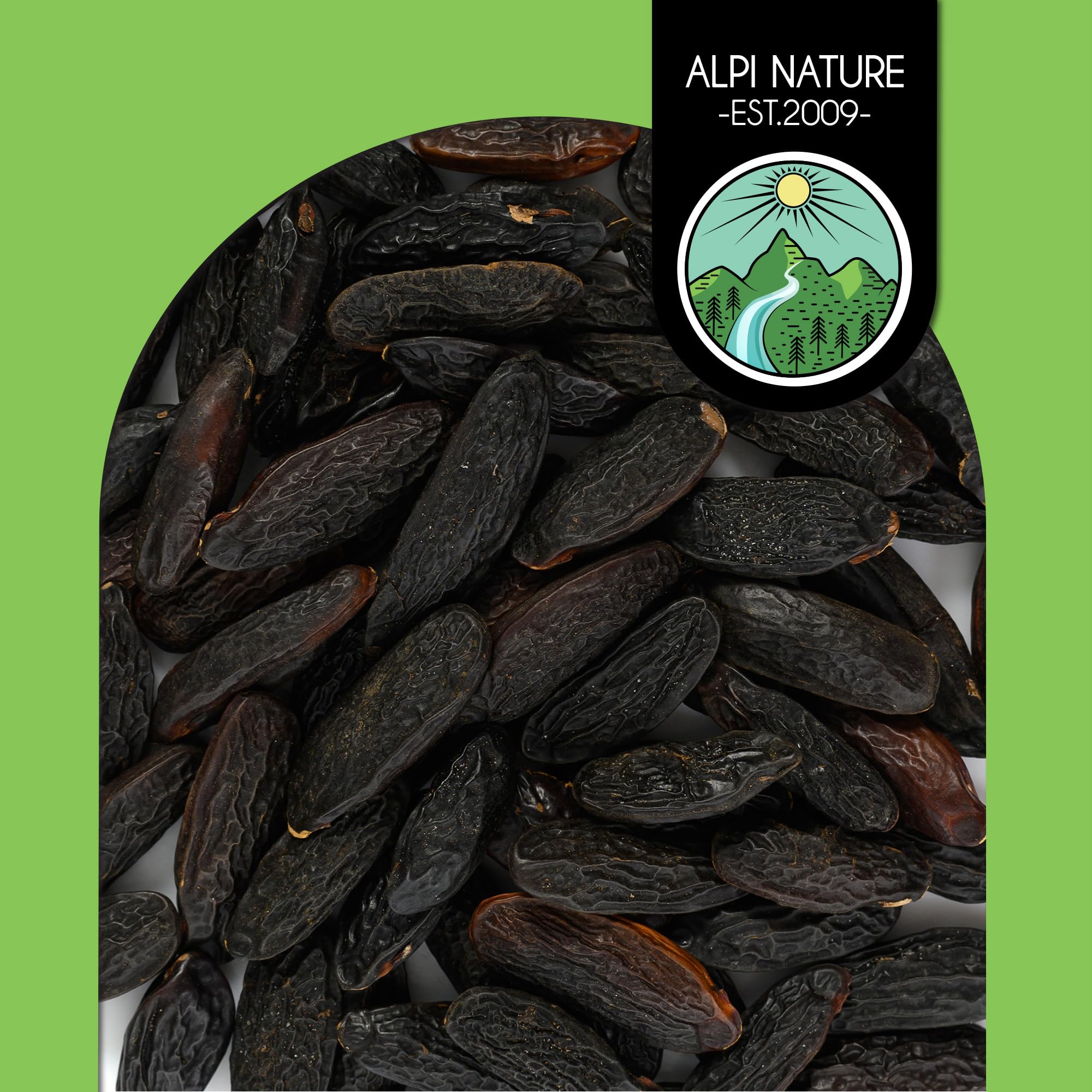 Alpi Nature Feve Tonka BIO 200g, Fève Tonka Entières pour la Cuisine, la Pâtisserie et les Desserts