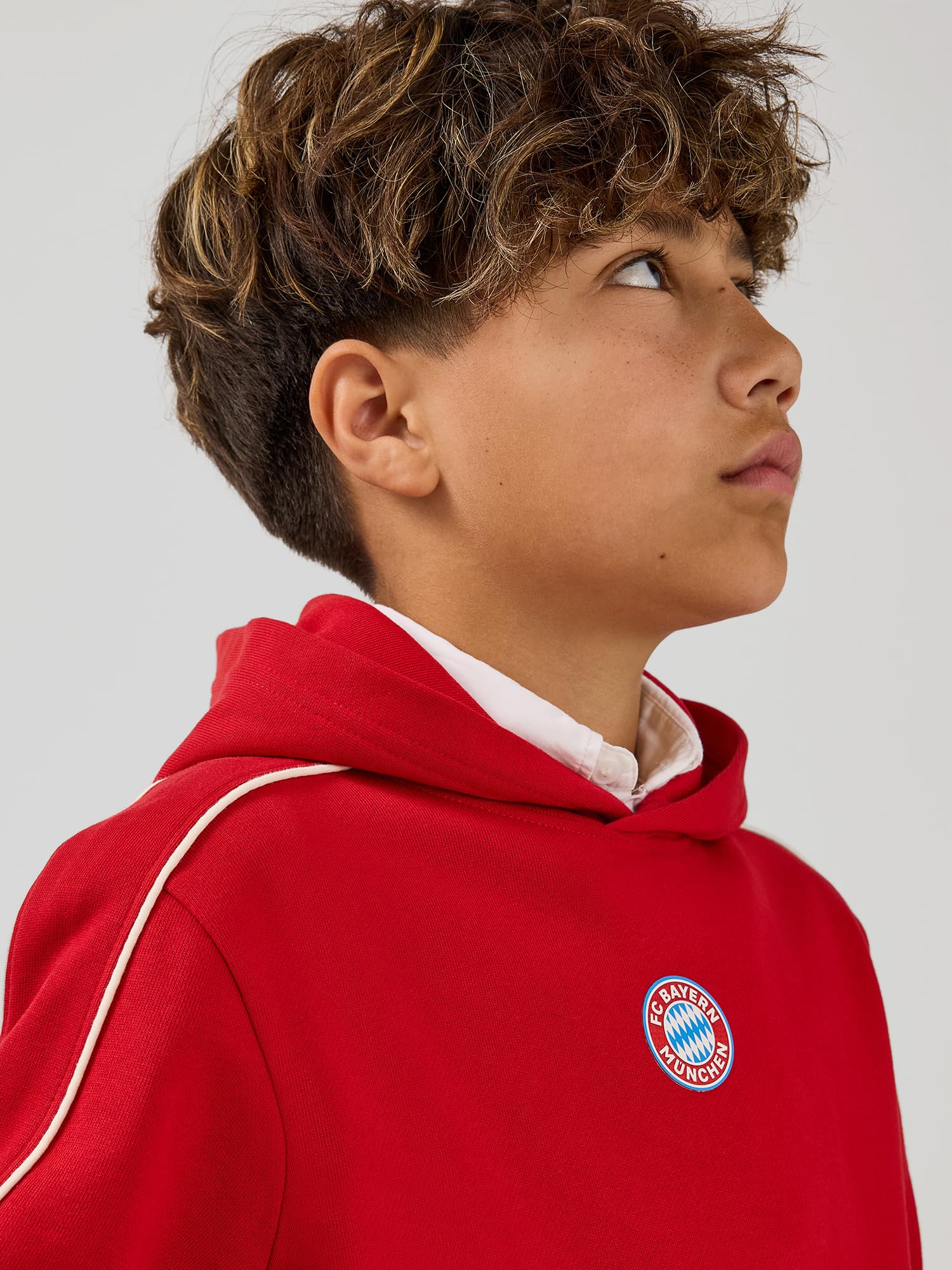 FC Bayern München | Hoodie Essentials | Kinder | Rot