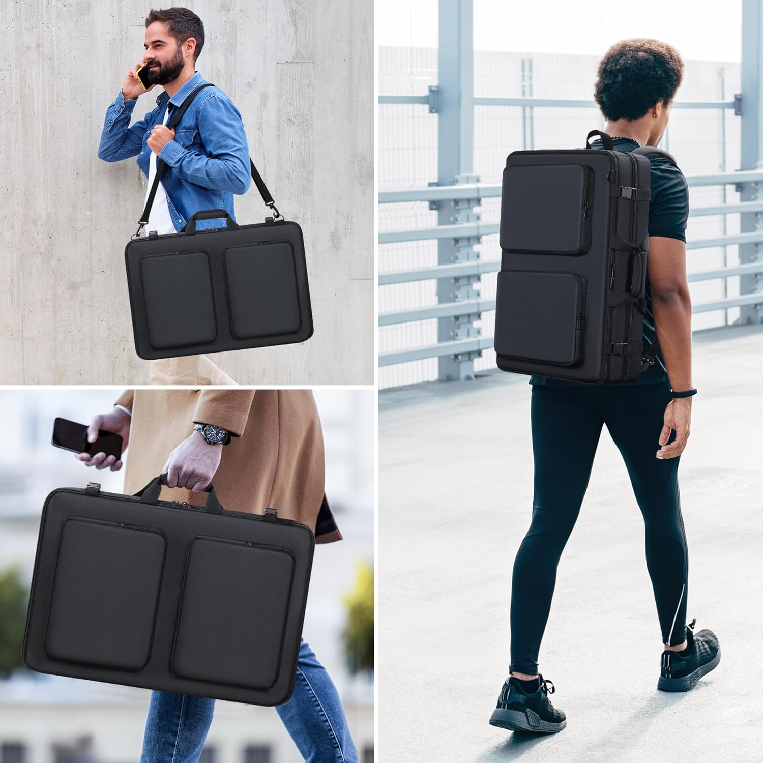 Compatible with Starlink Gen 3 Soft Case, Carrying Bag Padded Backpack Compatible with Starlink Gen 3 & Accessories, Carrying Case Travel Bag with Multi-pocket Compatible with Starlink Gen 3 Only (S)