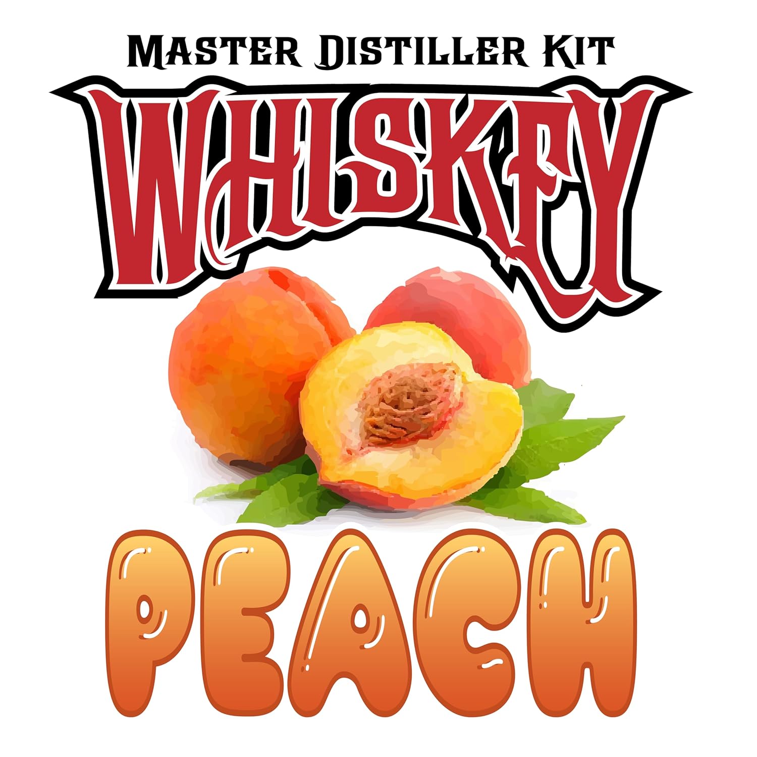 Tapcraft – Georgia Peach Whiskey Recipe Mash Kit – Make Your Own Peach-Flavored Whiskey at Home – DIY Distilling Kit – Great Gift for Whiskey Lovers