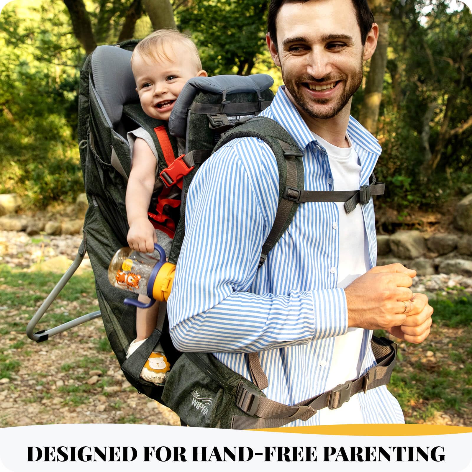 WIPHA Hiking Backpack Carrier,Lightweight Toddler Shoulder - View #7