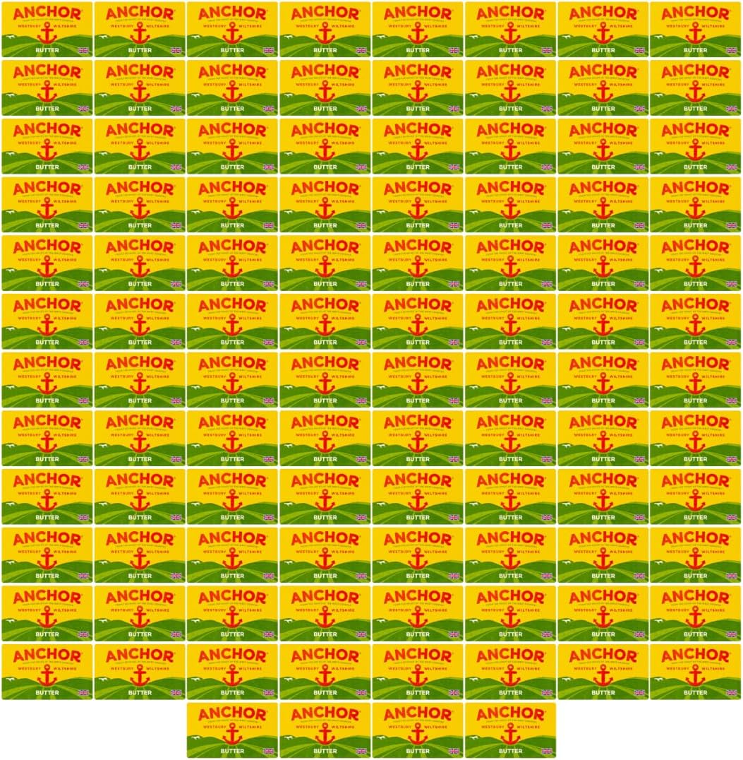 Salted Spreadable Anchors Mini Butter Portions 25-500 Portions 7g each Fresh Stock Restocked Daily (100 Portions)