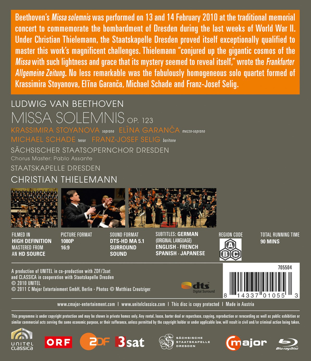 Missa Solemnis [(+booklet)]