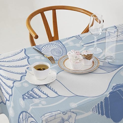 Miniatura 389 de Mantel floral hippie, diseño retro de los años 70, naranja, rosa, azul, floral, bohemio, estampado estético de margaritas, para fiesta, picnic