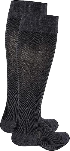 Miniatura 6 de Calcetines para hombre, 15-20 mmHg, espiga, algodón, 1 par, carbón, mediano