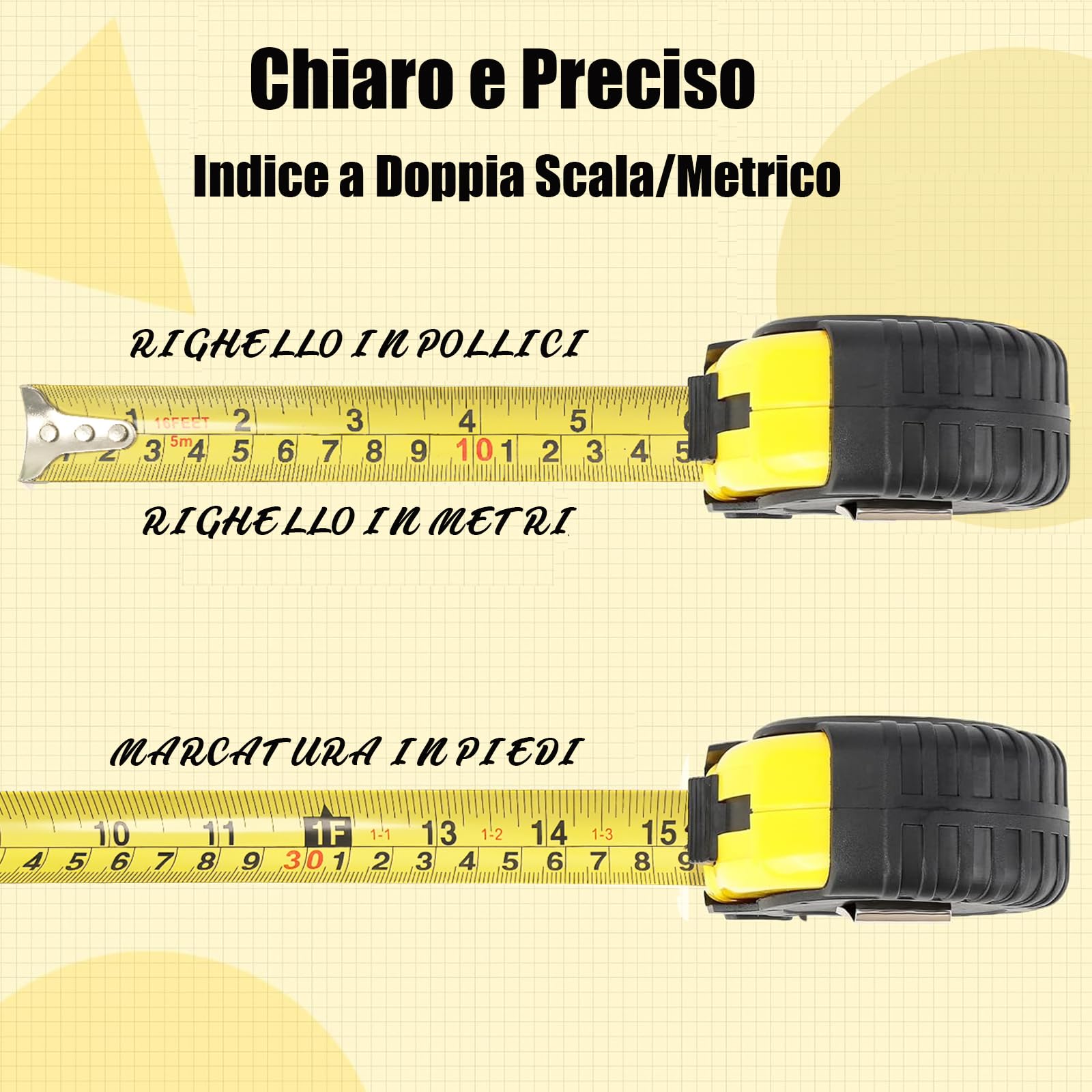 Regalo di laurea per la festa del papà, metro a nastro per papà, regalo di compleanno e Natale per papà, metro a nastro in vera pelle inciso da 5 metri e 25 mm, regalo per papà, giallo