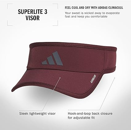 adidas men's superlite visor