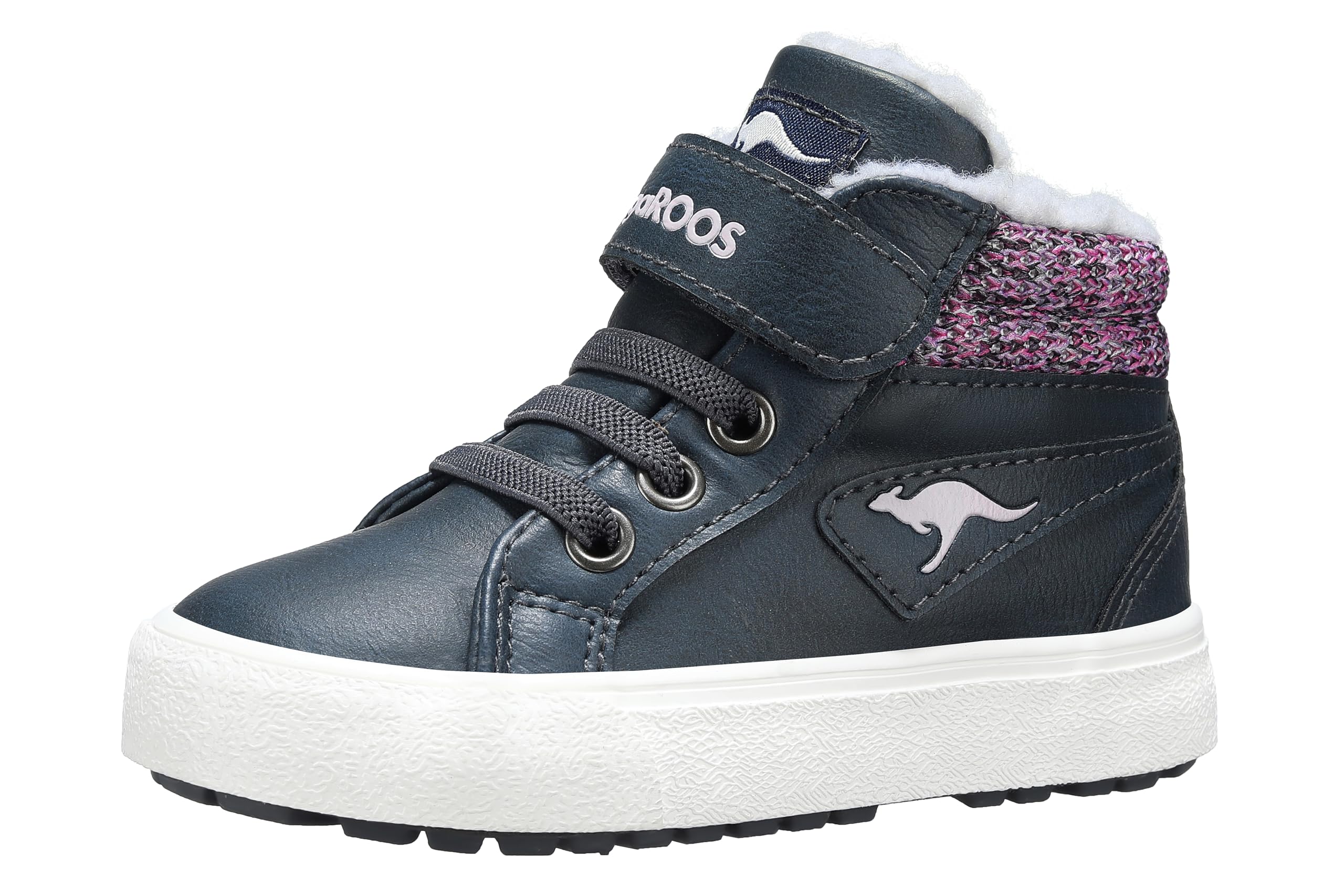 Kangaroos Jungen K-Ten Kangu Sneaker, Dk Navy Grape, 26 EU