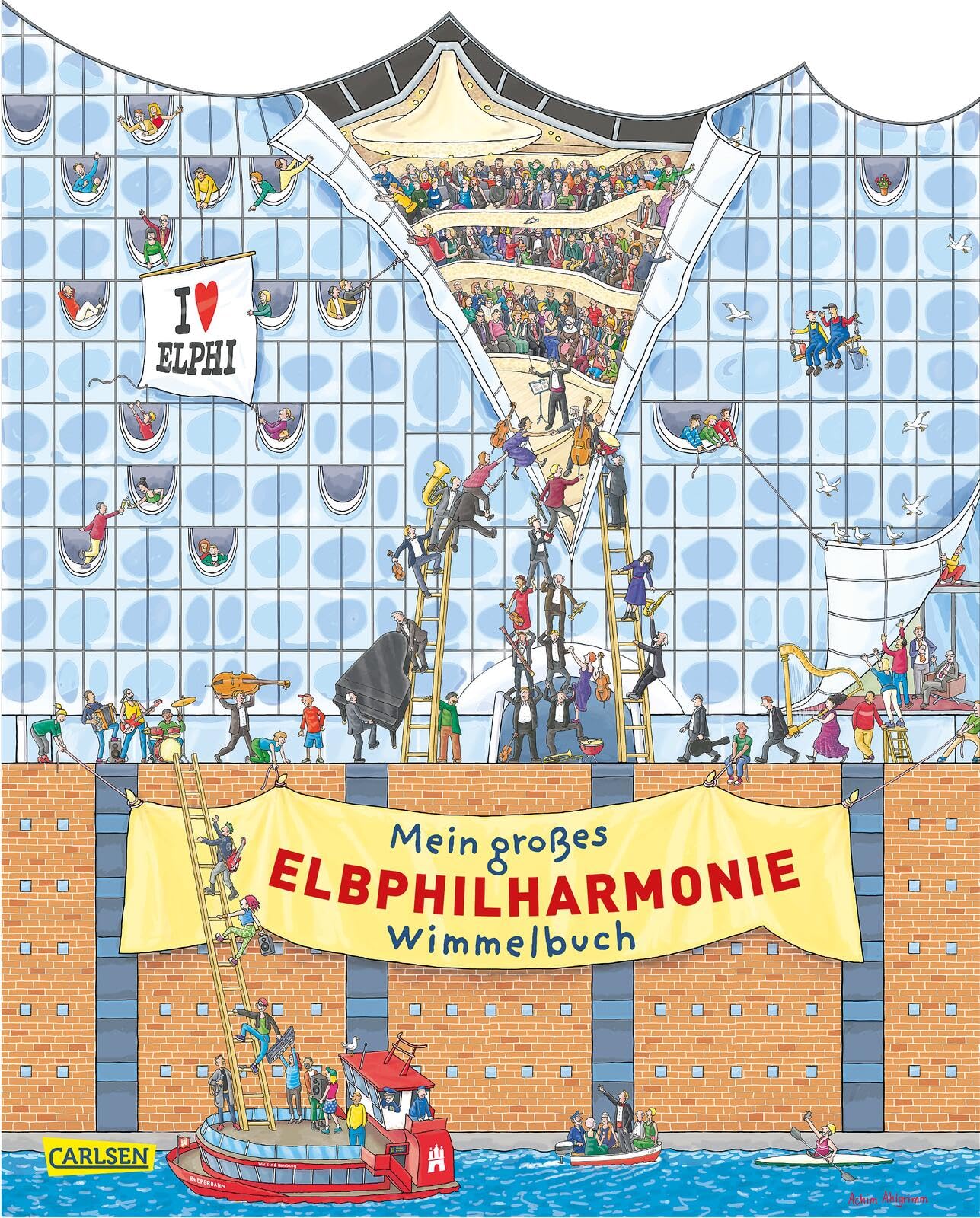Mein großes Elbphilharmonie-Wimmelbuch: Wimmelbilderspaß mit der "Elphil" zum Suchen und Entdecken ab 2 Jahren