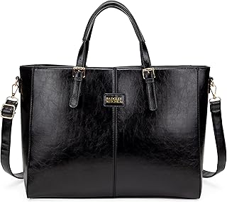Badgley Mischka Julia Vegan Leather Tote Weekender Travel Bag (Black)