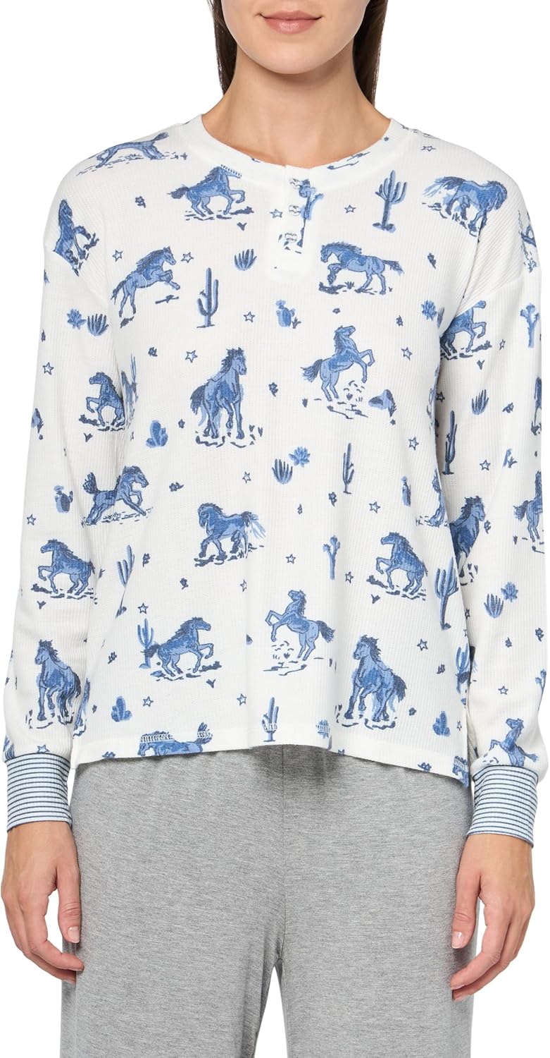 PJ Salvage Women's Desert Daze Long Sleeve Top