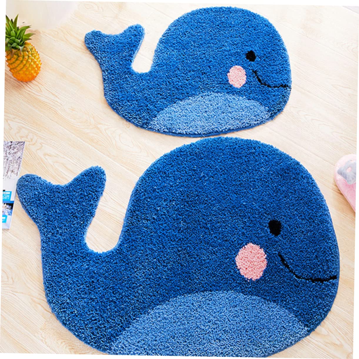 Mikikit Inside Door Mats Anti-Slip Floor Mat Skid Foot Pad for Bathroom Rug Runner