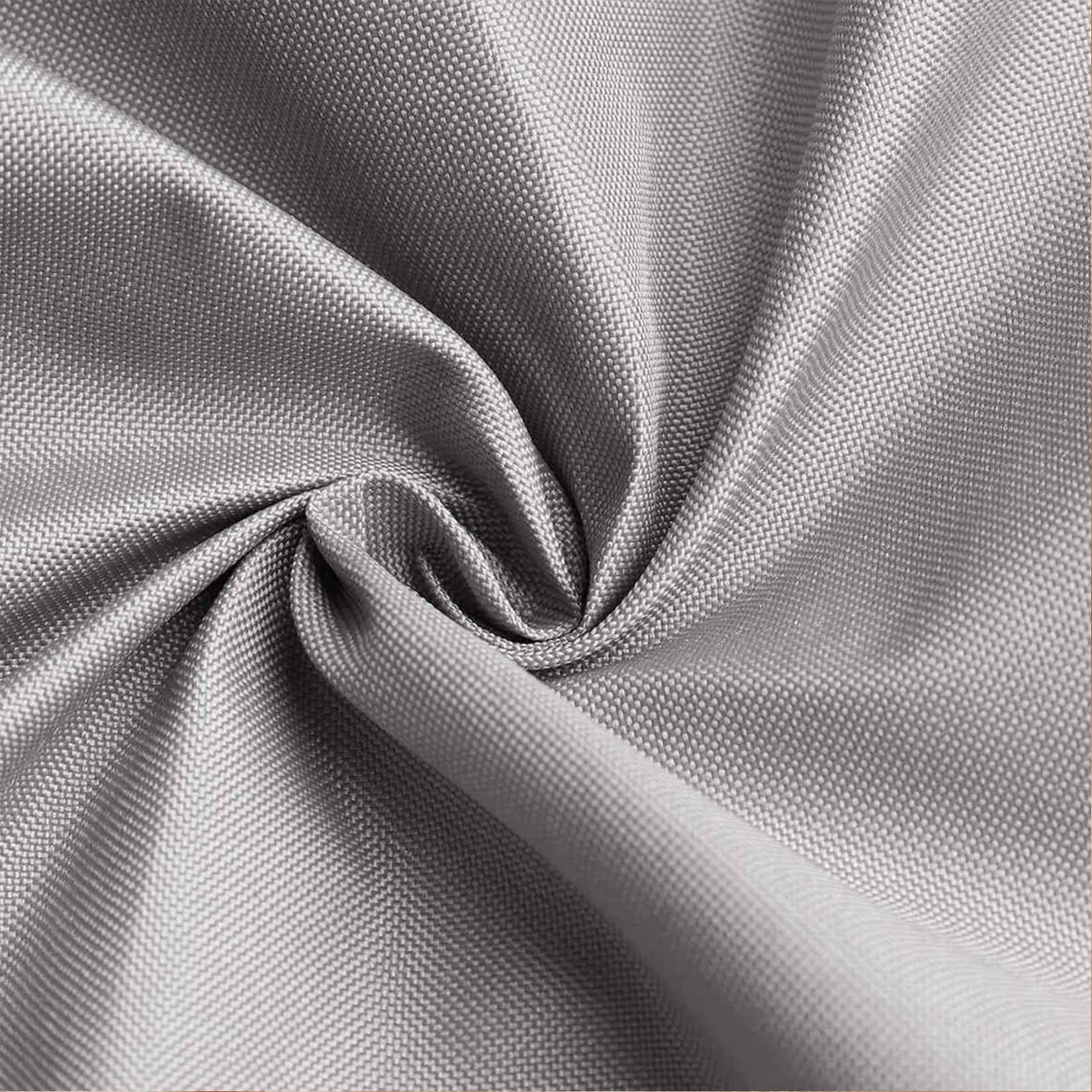 KUAW Telo Parasole Rettangolare Impermeabile 7x7M per Balconi Arredo Giardino Gazebo Copertura Pergolato Telo Ombreggiante Vela Impermeabile Ombreggiante Parasole Protezione Raggi UV, Grigio Chiaro