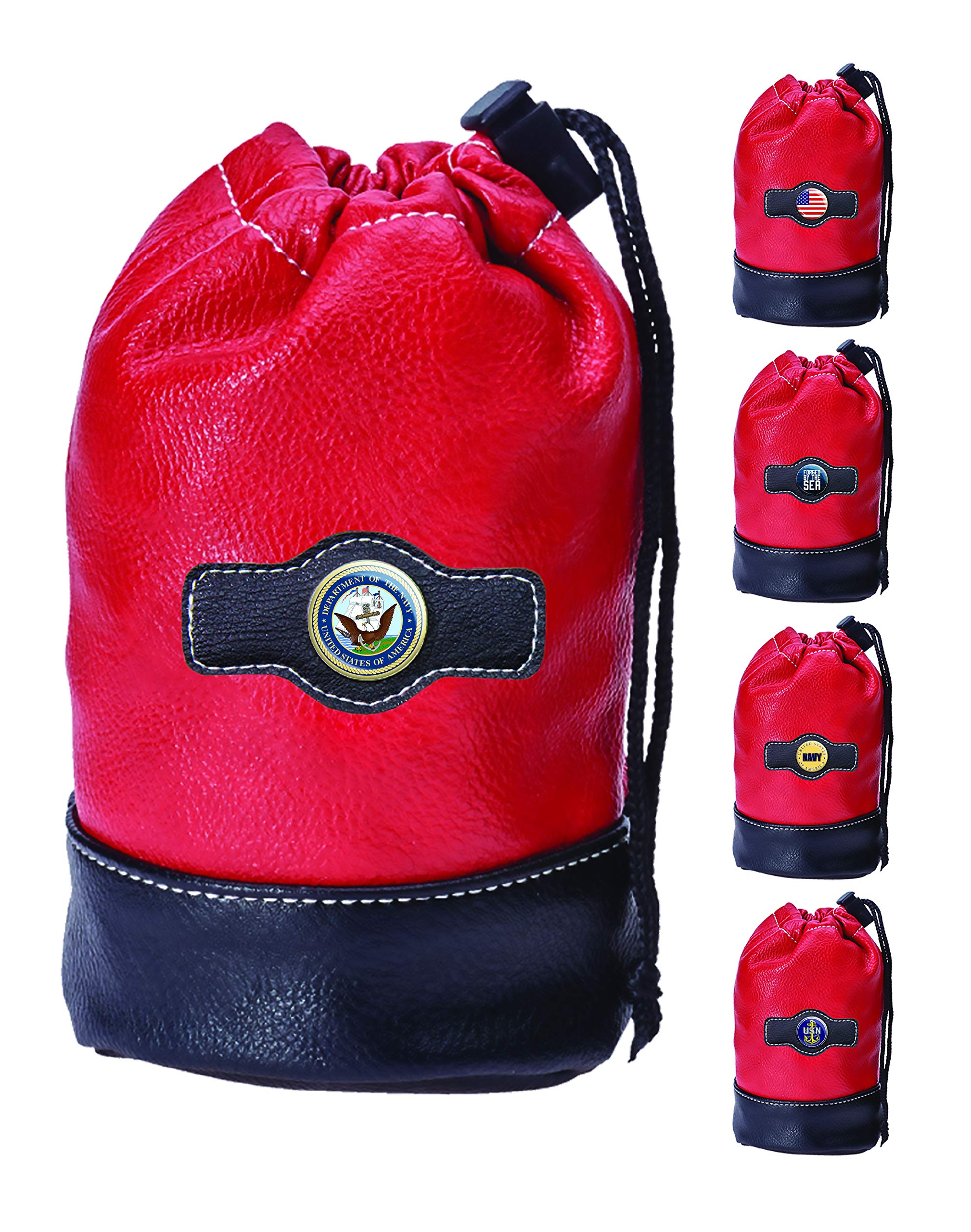 US Navy Golf Pouch with Drawstrings