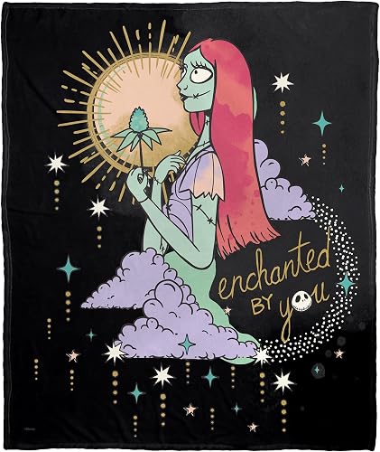 NORTHWEST Nightmare Before Christmas Silk Touch Überwurfdecke, 127 x 152,4 cm, N