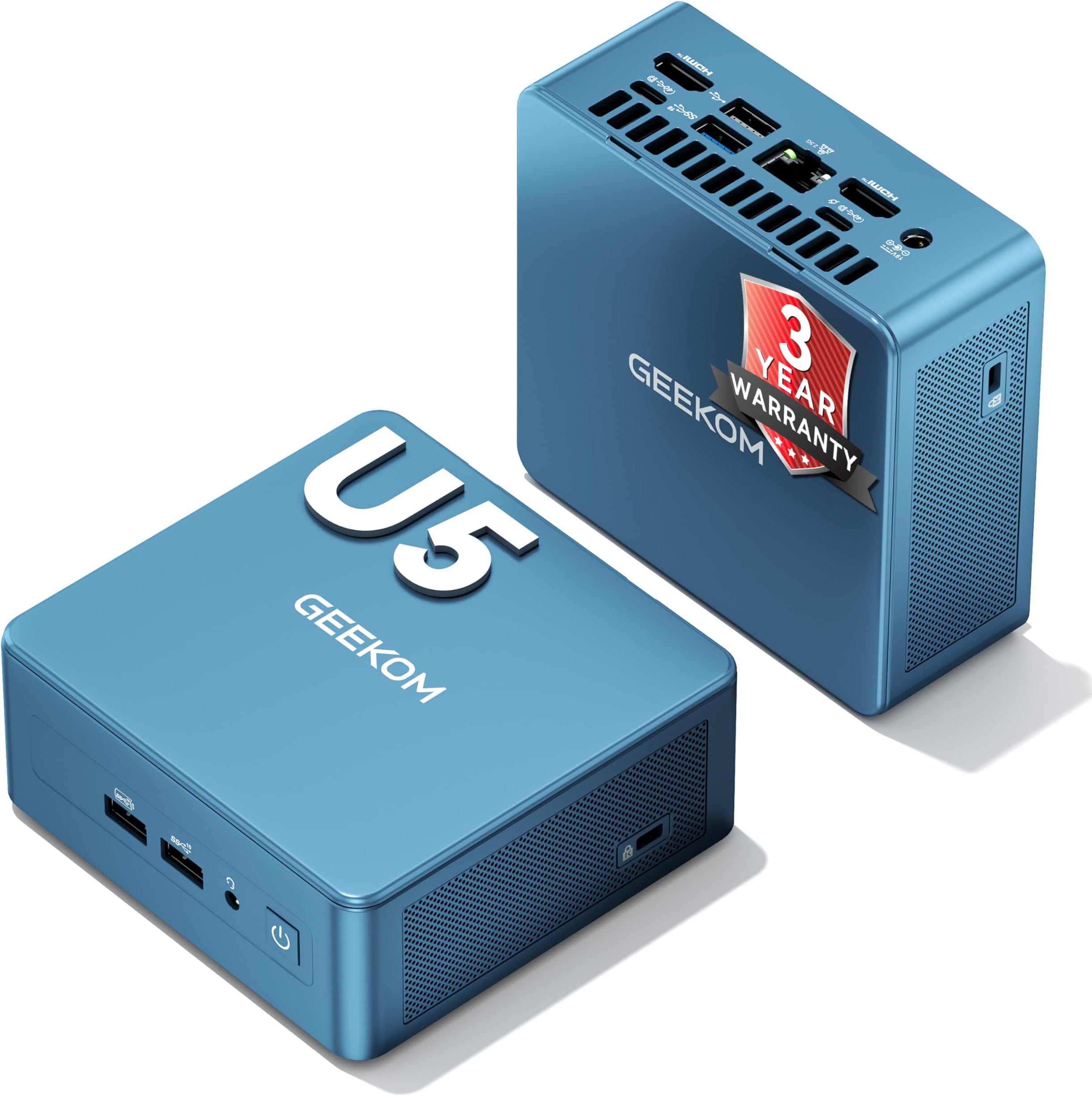 IT12 Mini PC for Multitasking & Home Office [15 TDP] with Intel Core Ultra 5 125U(Arc Graphics) Mini Computers,16GB RAM/512GB SSD(Expandable) Windows 11 Desktop PC[3-Year Coverage] 8K/WiFi 7